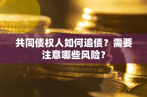 武汉共同债权人如何追债？需要注意哪些风险？