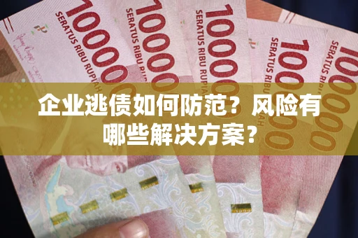 武汉企业逃债如何防范？风险有哪些解决方案？