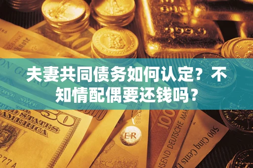 武汉夫妻共同债务如何认定？不知情配偶要还钱吗？