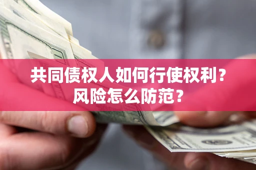武汉共同债权人如何行使权利？风险怎么防范？