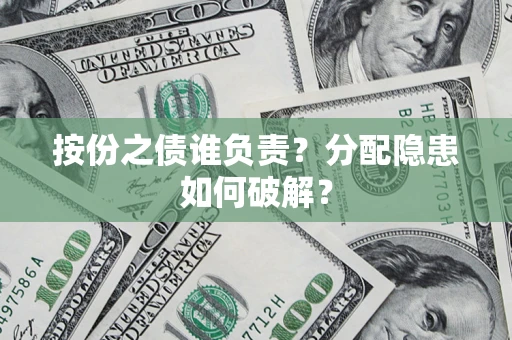 武汉按份之债谁负责？分配隐患如何破解？