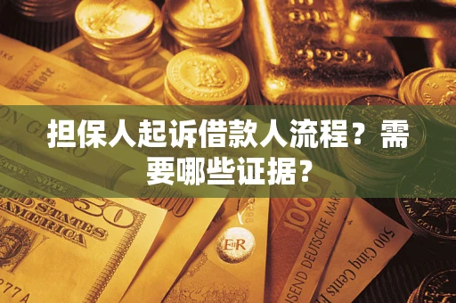 武汉担保人起诉借款人流程？需要哪些证据？