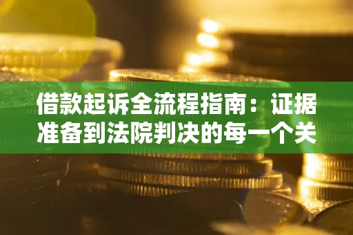 武汉借款起诉全流程指南：证据准备到法院判决的每一个关键步骤