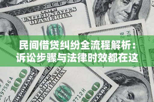 武汉民间借贷纠纷全流程解析：诉讼步骤与法律时效都在这儿了