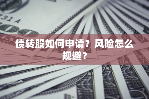 武汉债转股如何申请？风险怎么规避？