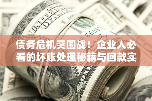 武汉债务危机突围战！企业人必看的坏账处理秘籍与回款实战指南